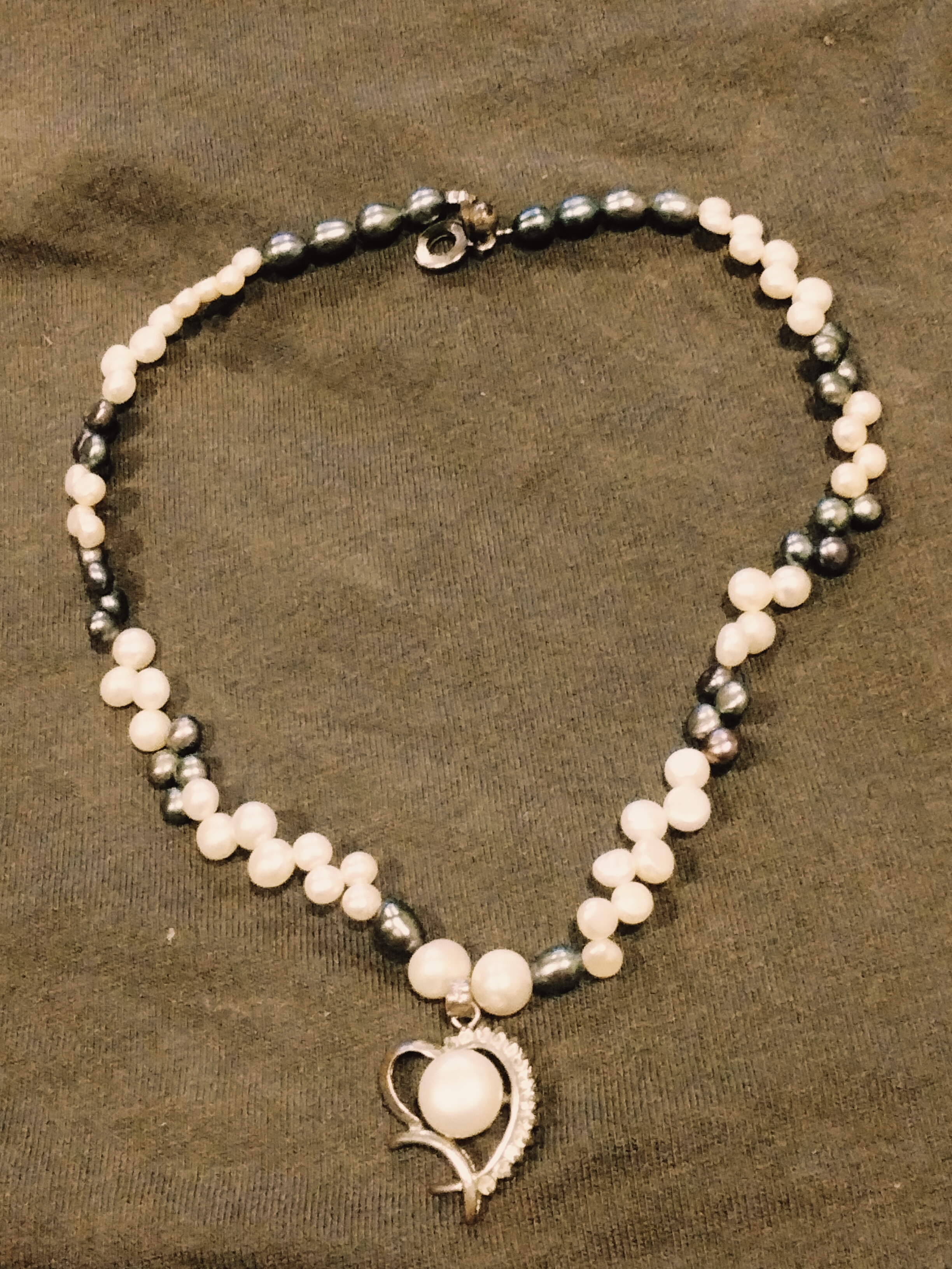 Genuine pearl necklace: 2 image