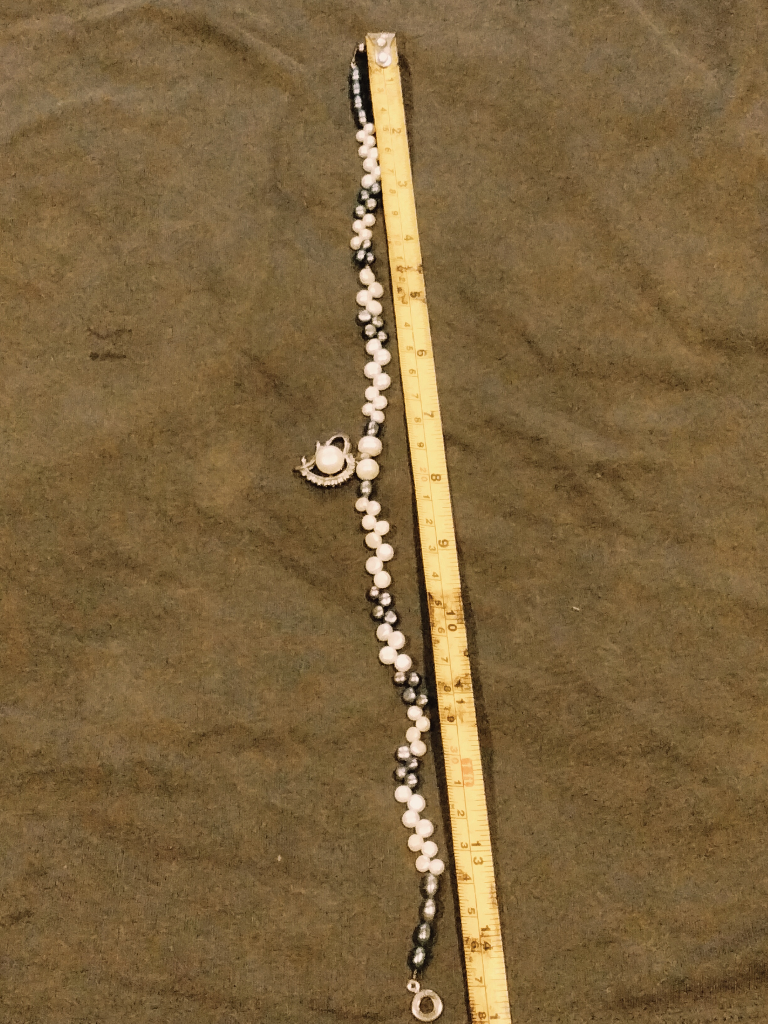 Genuine pearl necklace: 4 image