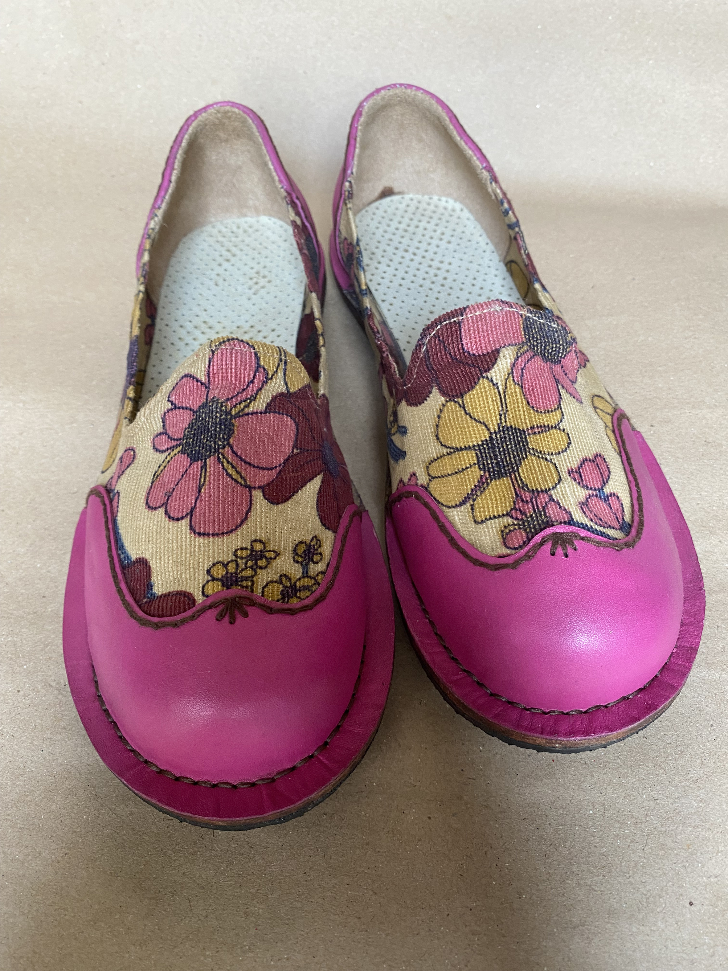 Handmade leather shoes