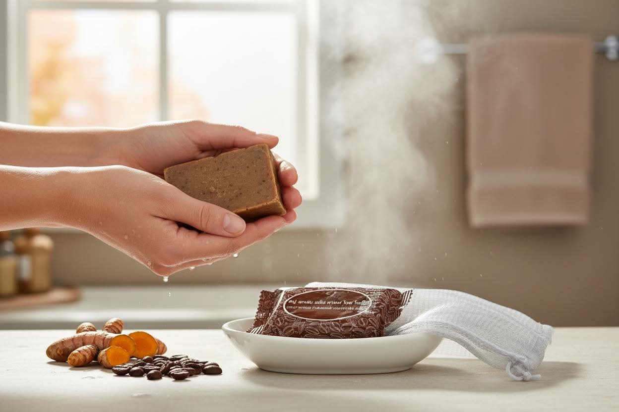 Soap for smooth and clear skin whitening scrub: 2 image